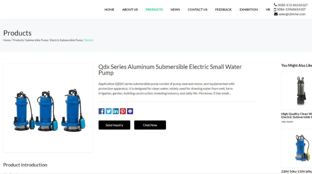 Submersible Pump Manufacturers