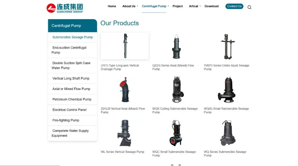 Sewage Pump Manufacturer