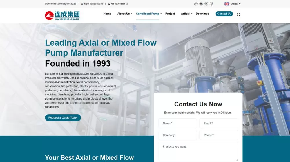 Axial Pump Manufacturer