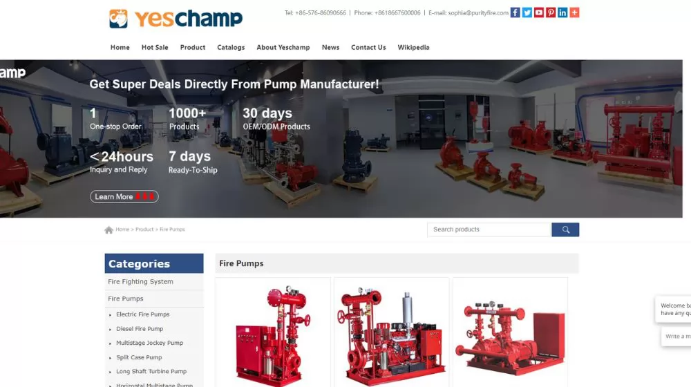 Fire Pump Manufacturer